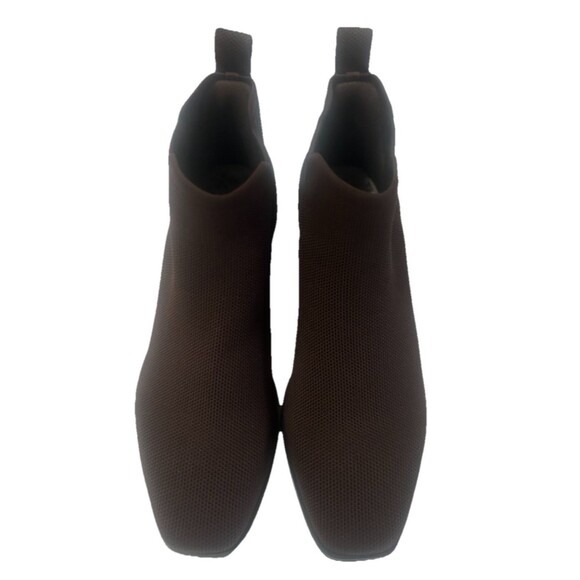 Vivaia Ryan Slip-on Square Toe Ankle Chelsea Boot Choc Brown Womens US7/EU37.5 - Picture 5 of 14